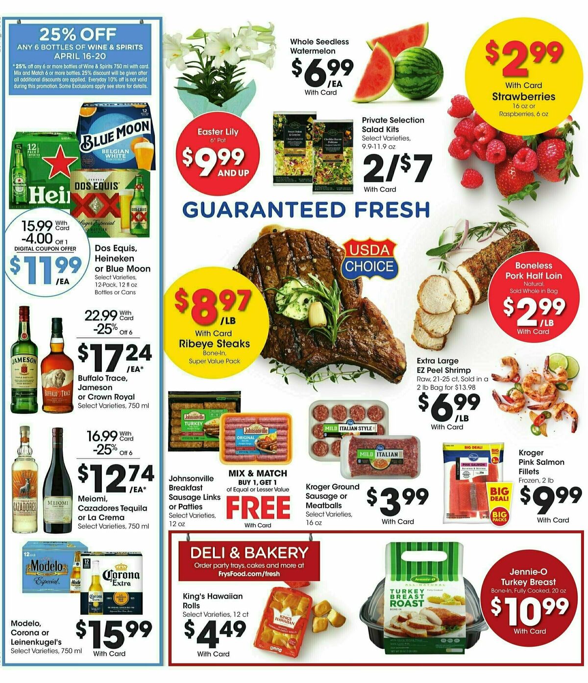 Fry's Food Weekly Ad from April 16