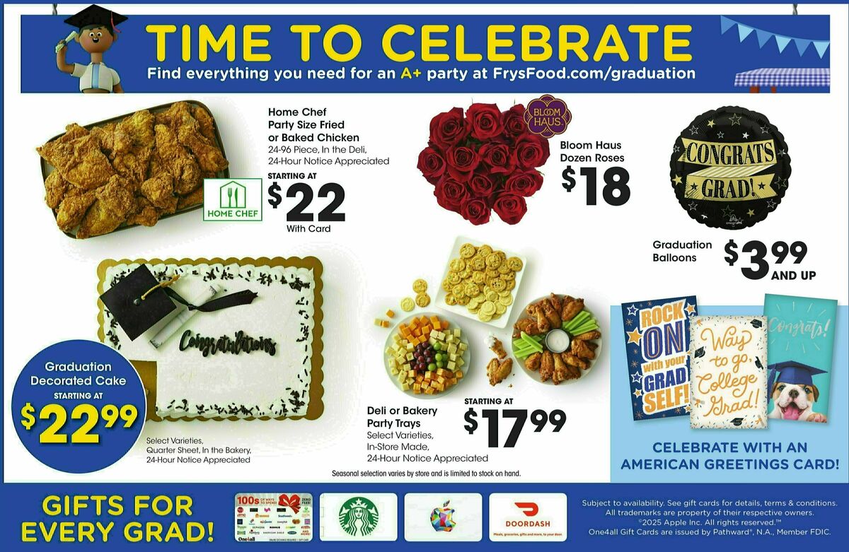 Fry's Food Weekly Ad from May 7