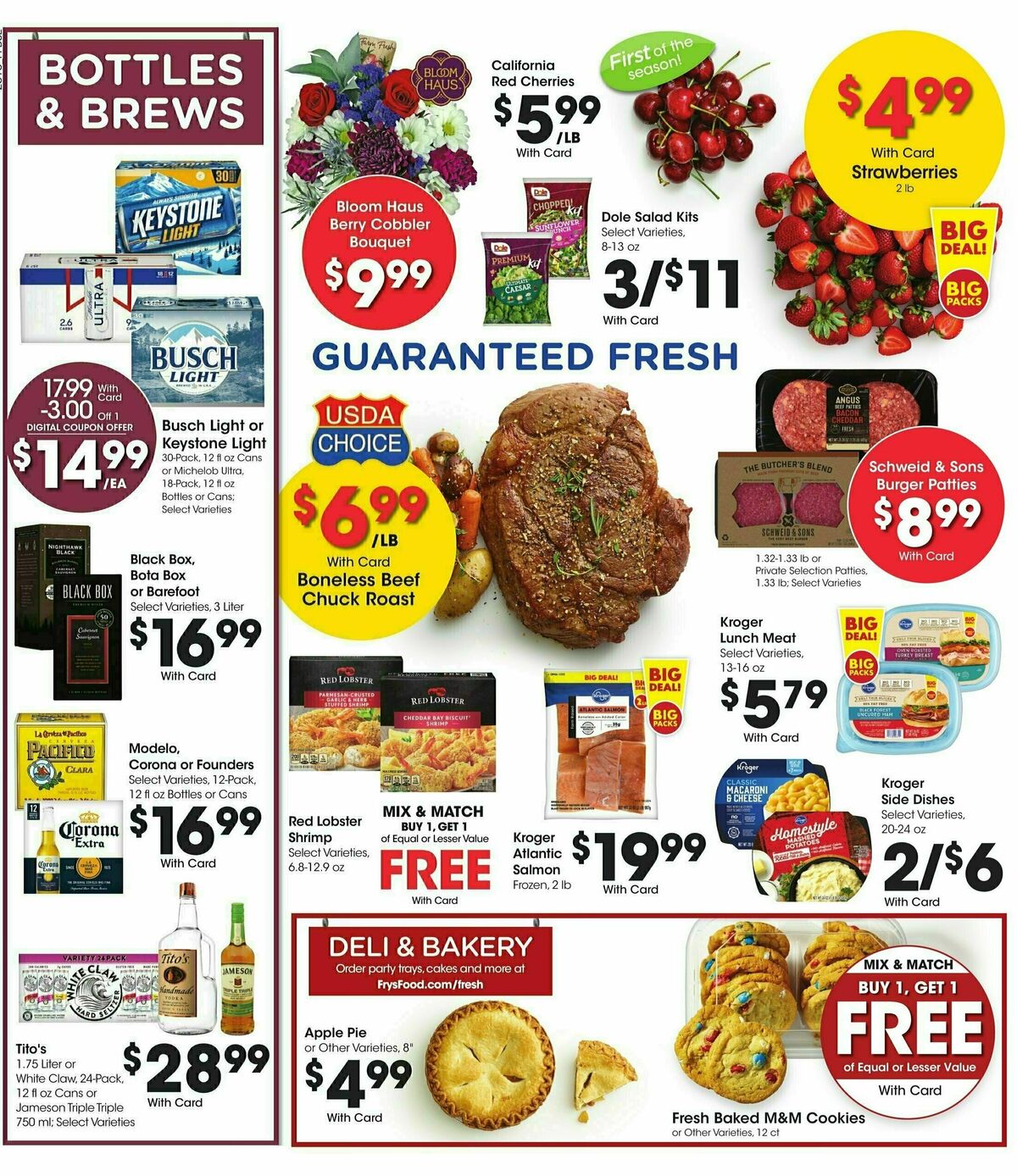 Fry's Food Weekly Ad from May 14