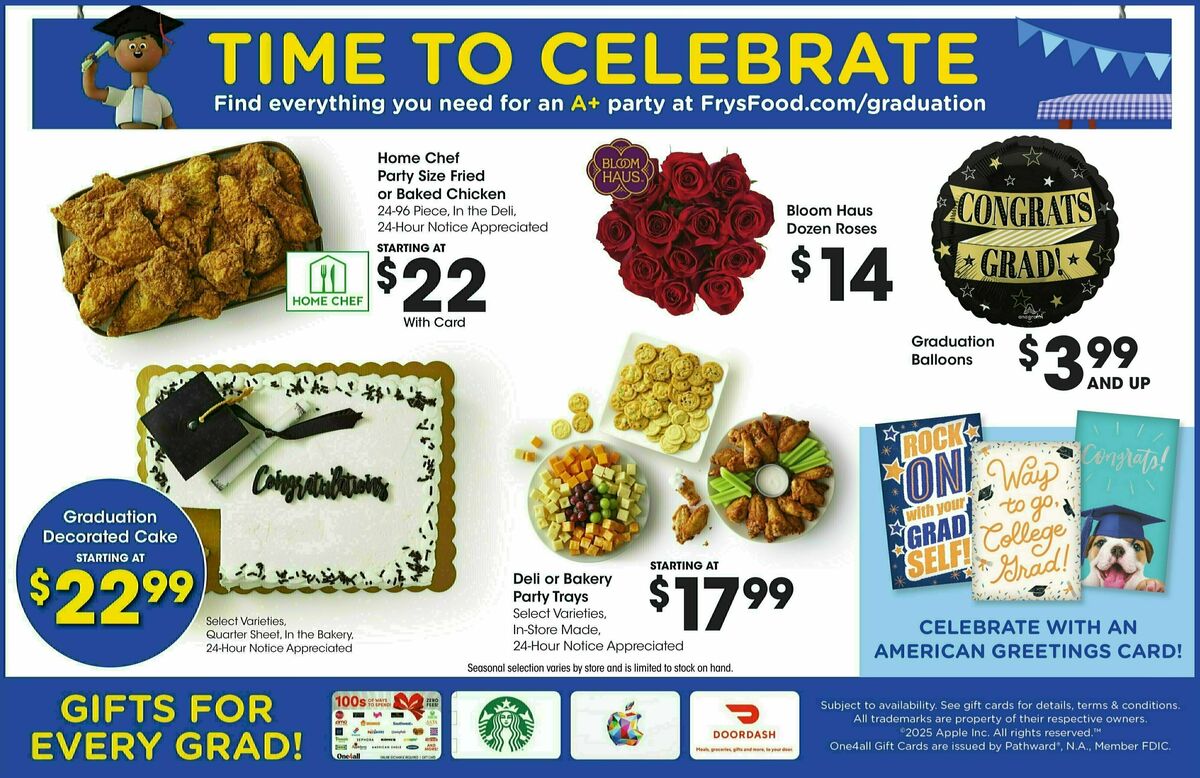 Fry's Food Weekly Ad from May 21