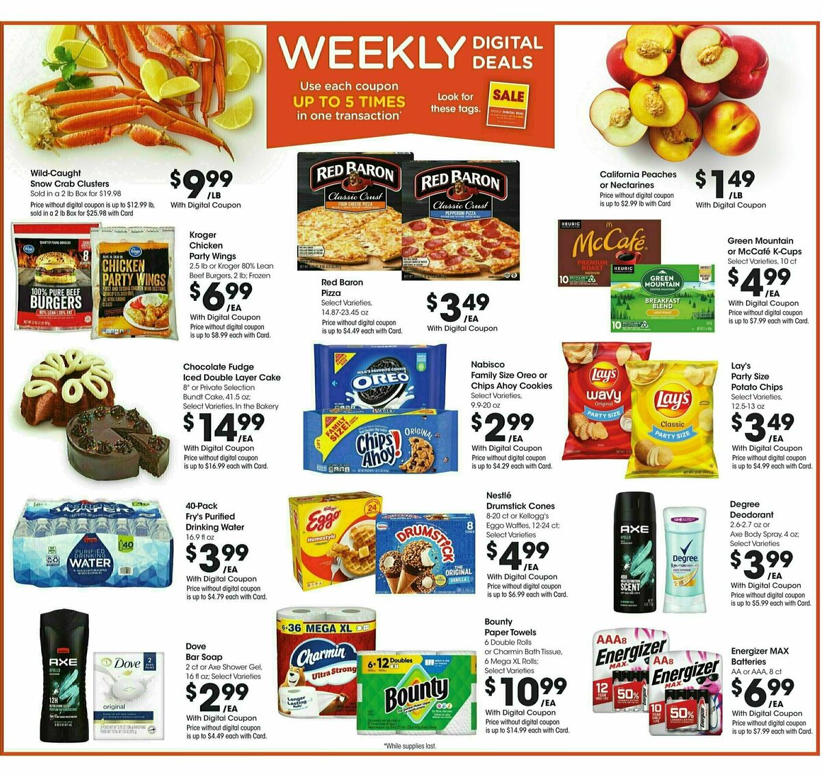 Fry's Food Weekly Ad from June 11