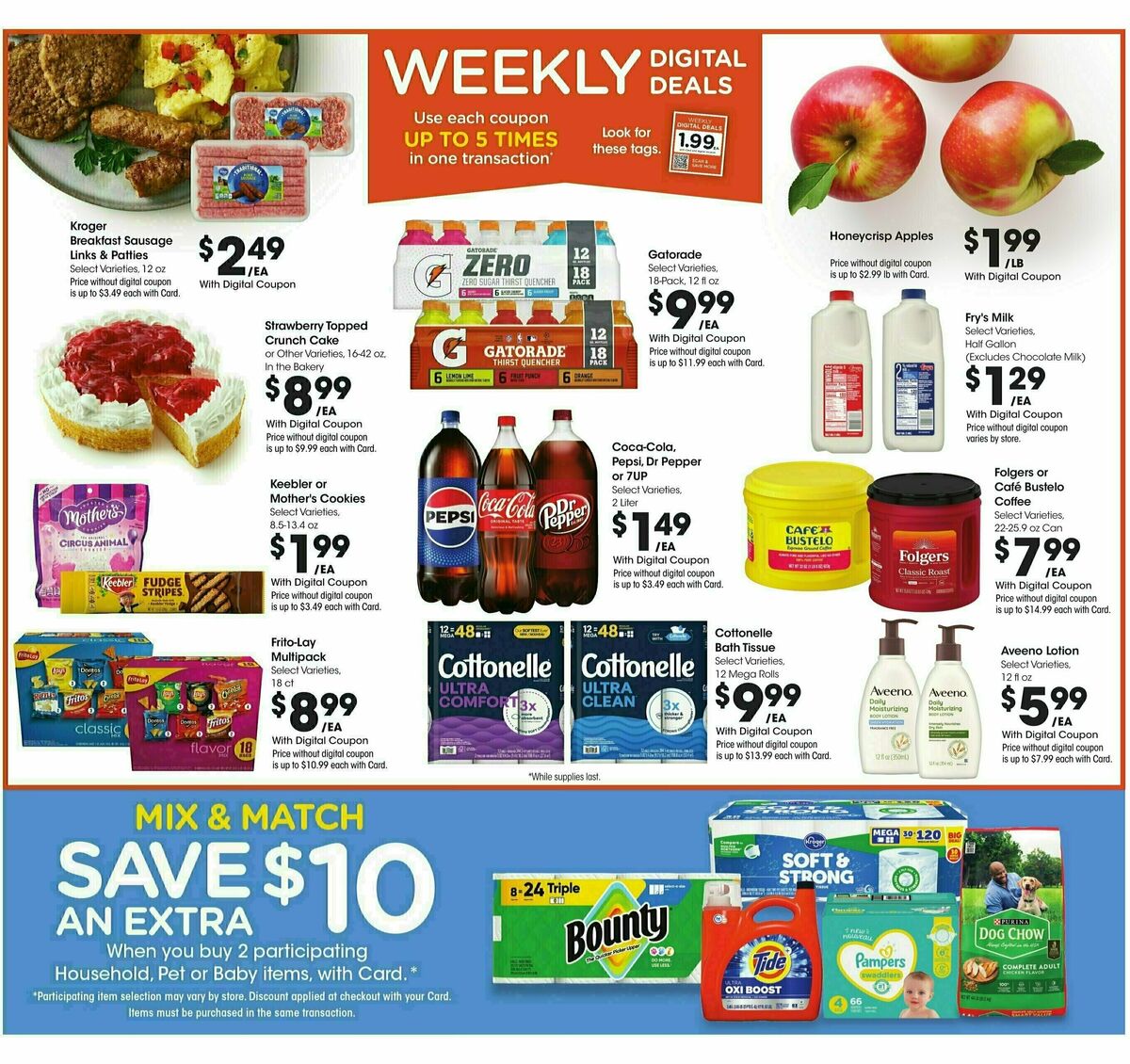 Fry's Food Weekly Ad from June 18