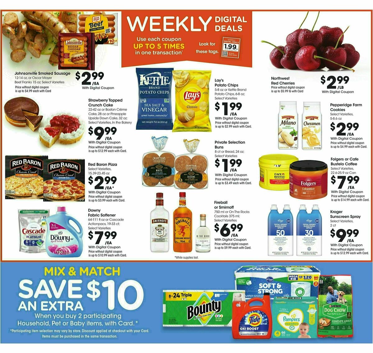 Fry's Food Weekly Ad from July 2