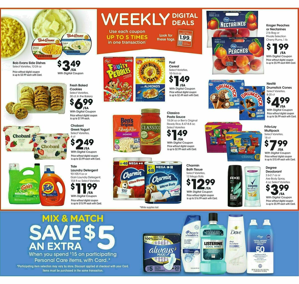 Fry's Food Weekly Ad from July 9