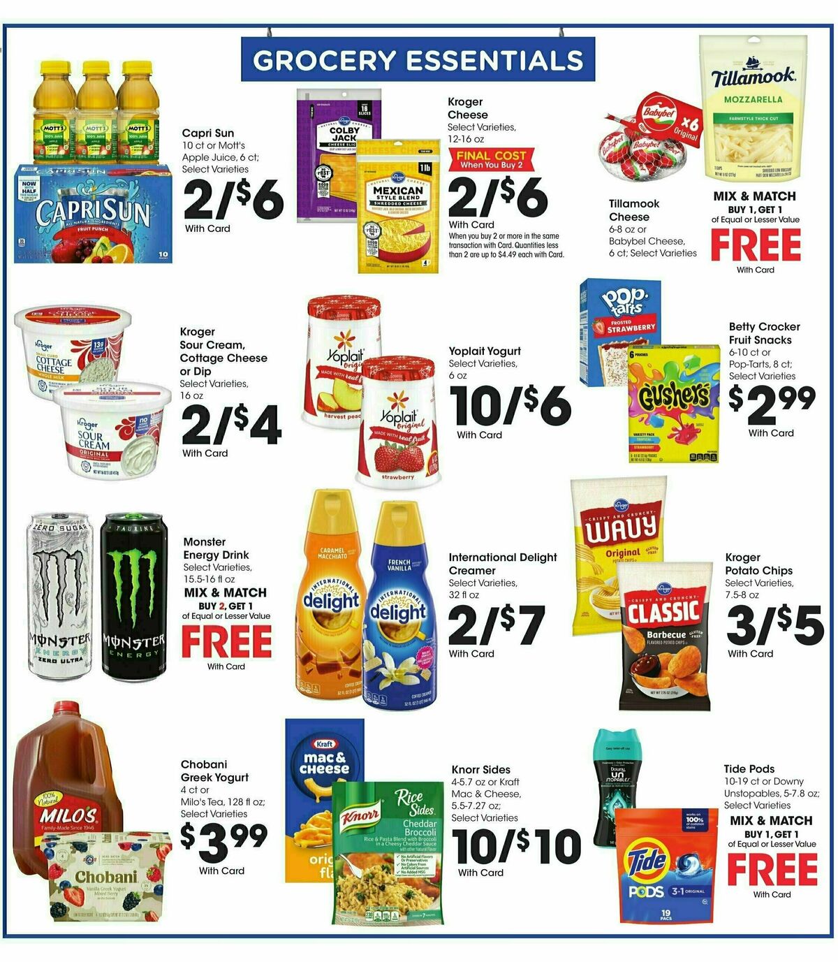 Fry's Food Weekly Ad from July 16