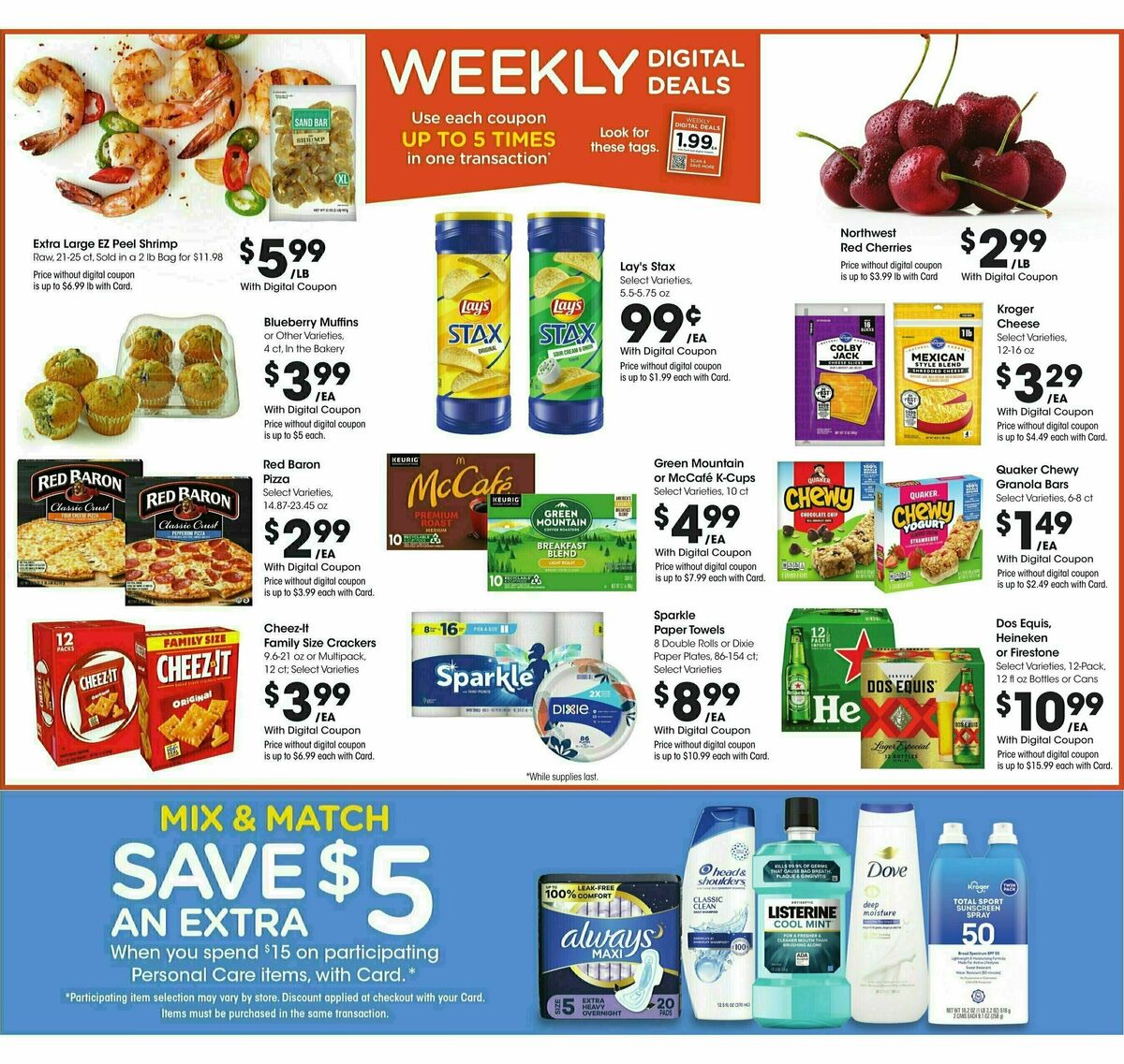 Fry's Food Weekly Ad from July 23