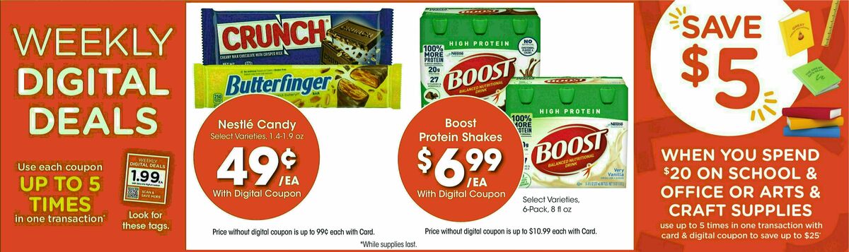 Fry's Food Weekly Ad from July 23