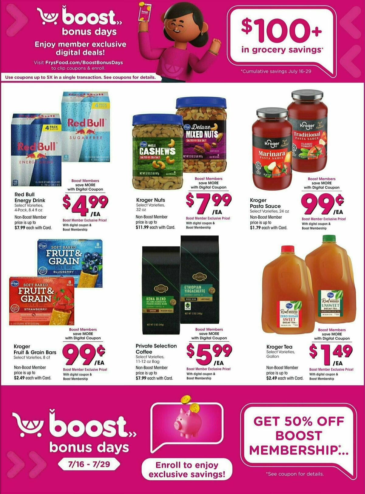 Fry's Food Weekly Ad from July 23