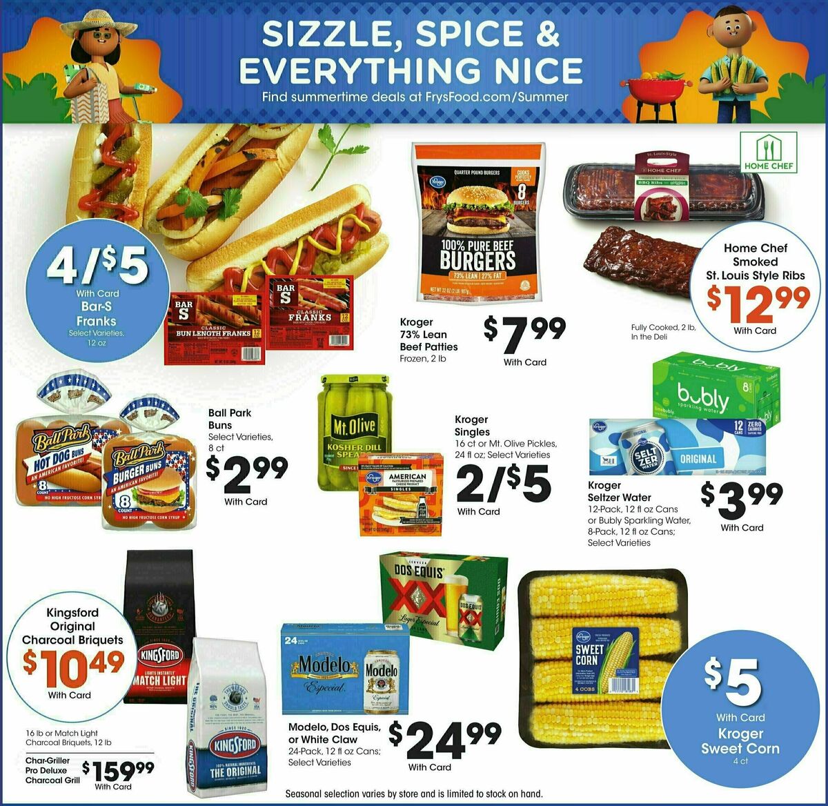 Fry's Food Weekly Ad from July 23