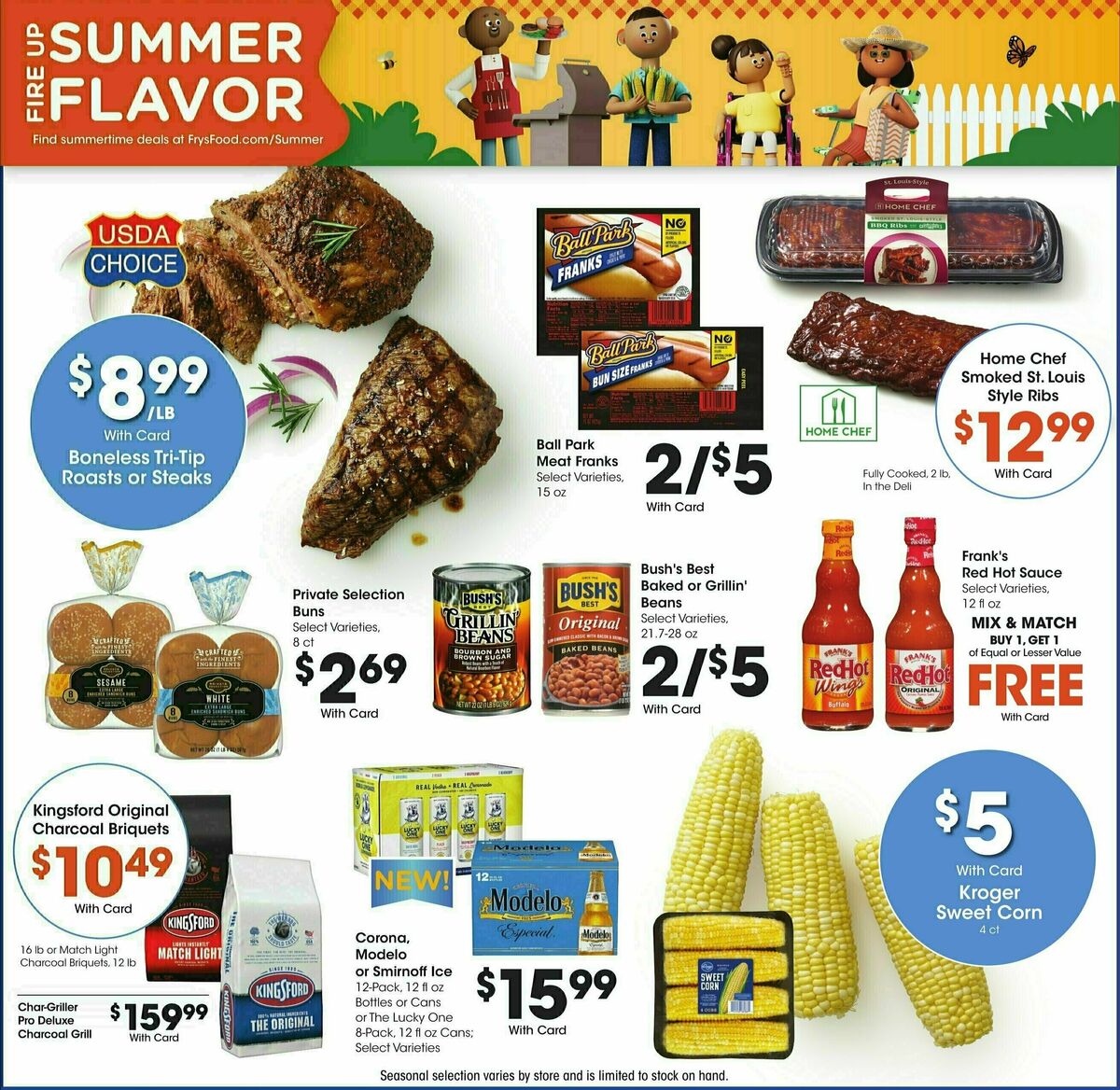 Fry's Food Weekly Ad from July 30