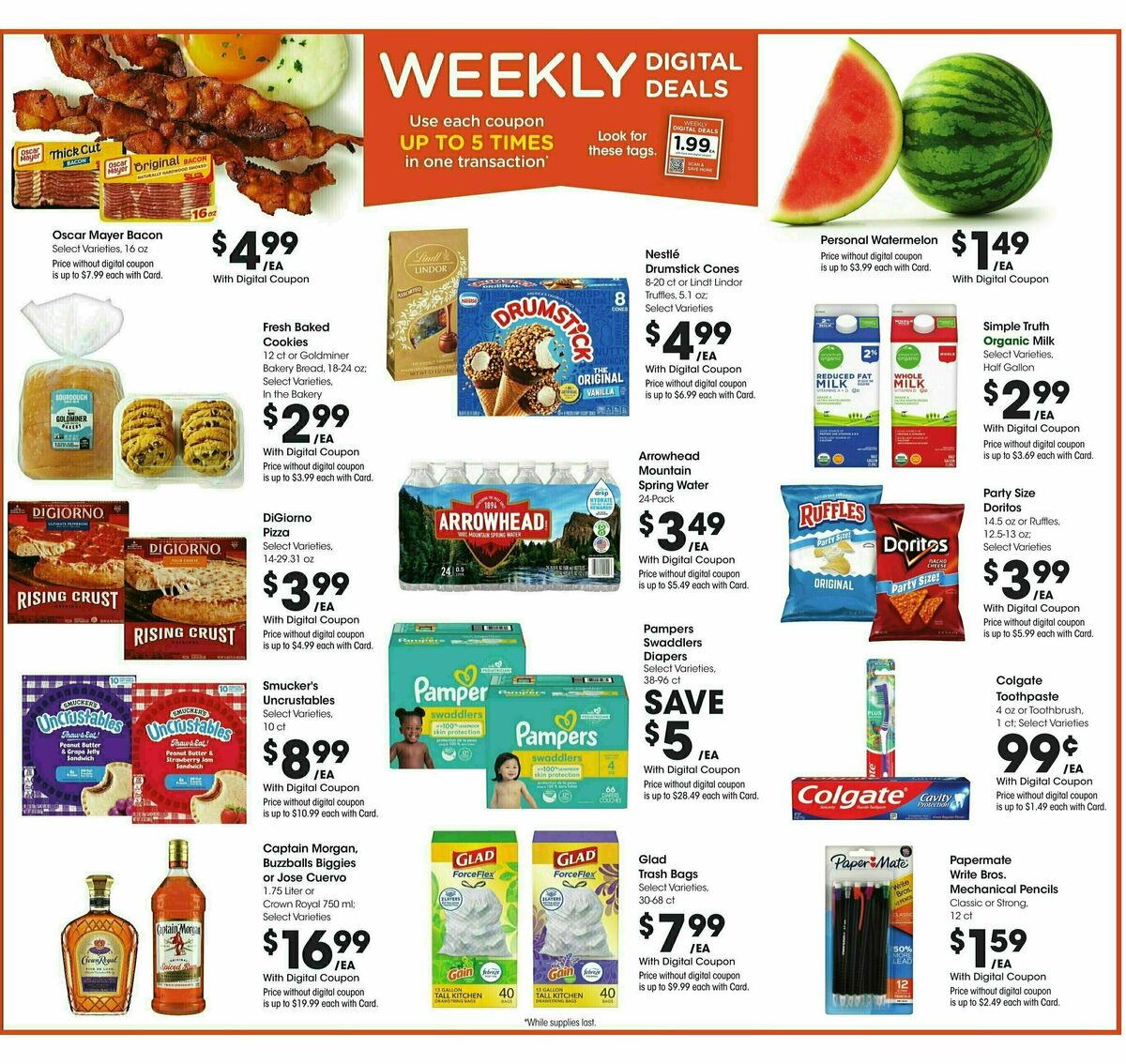 Fry's Food Weekly Ad from August 6