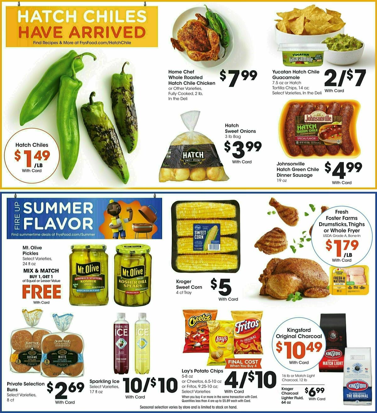 Fry's Food Weekly Ad from August 6