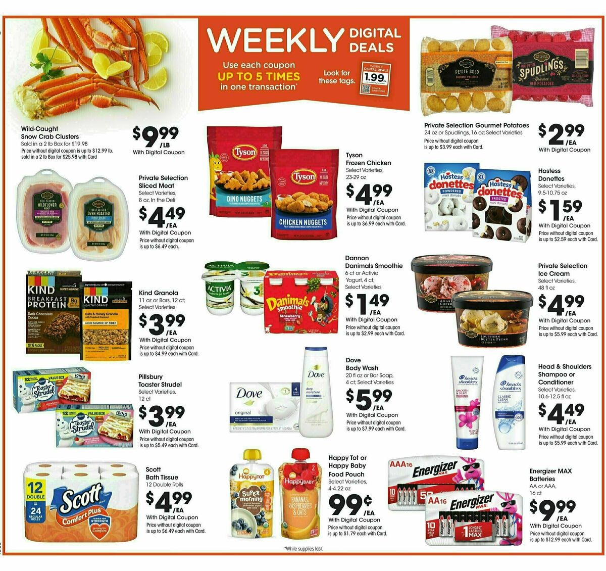 Fry's Food Weekly Ad from August 13