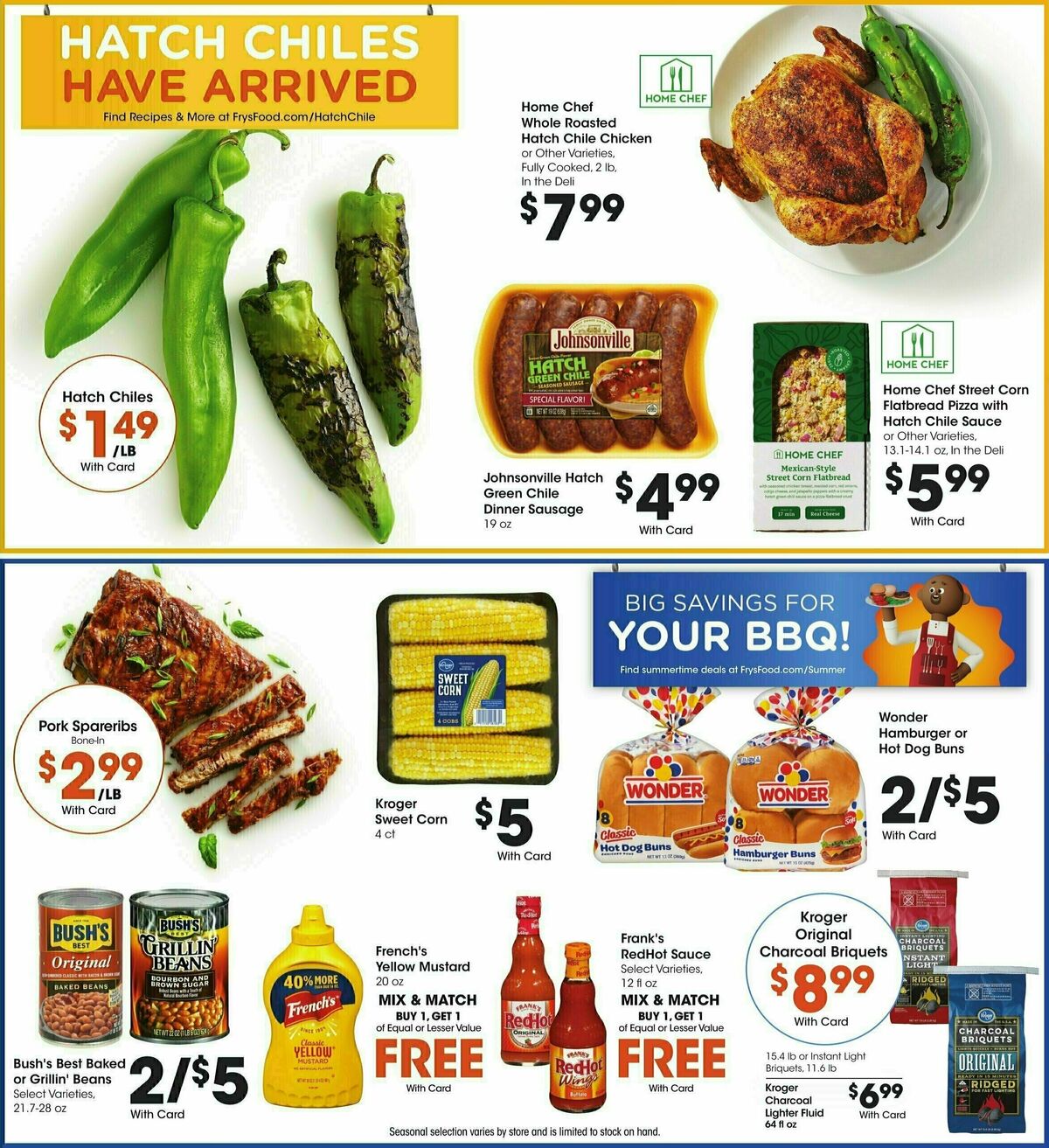 Fry's Food Weekly Ad from August 13
