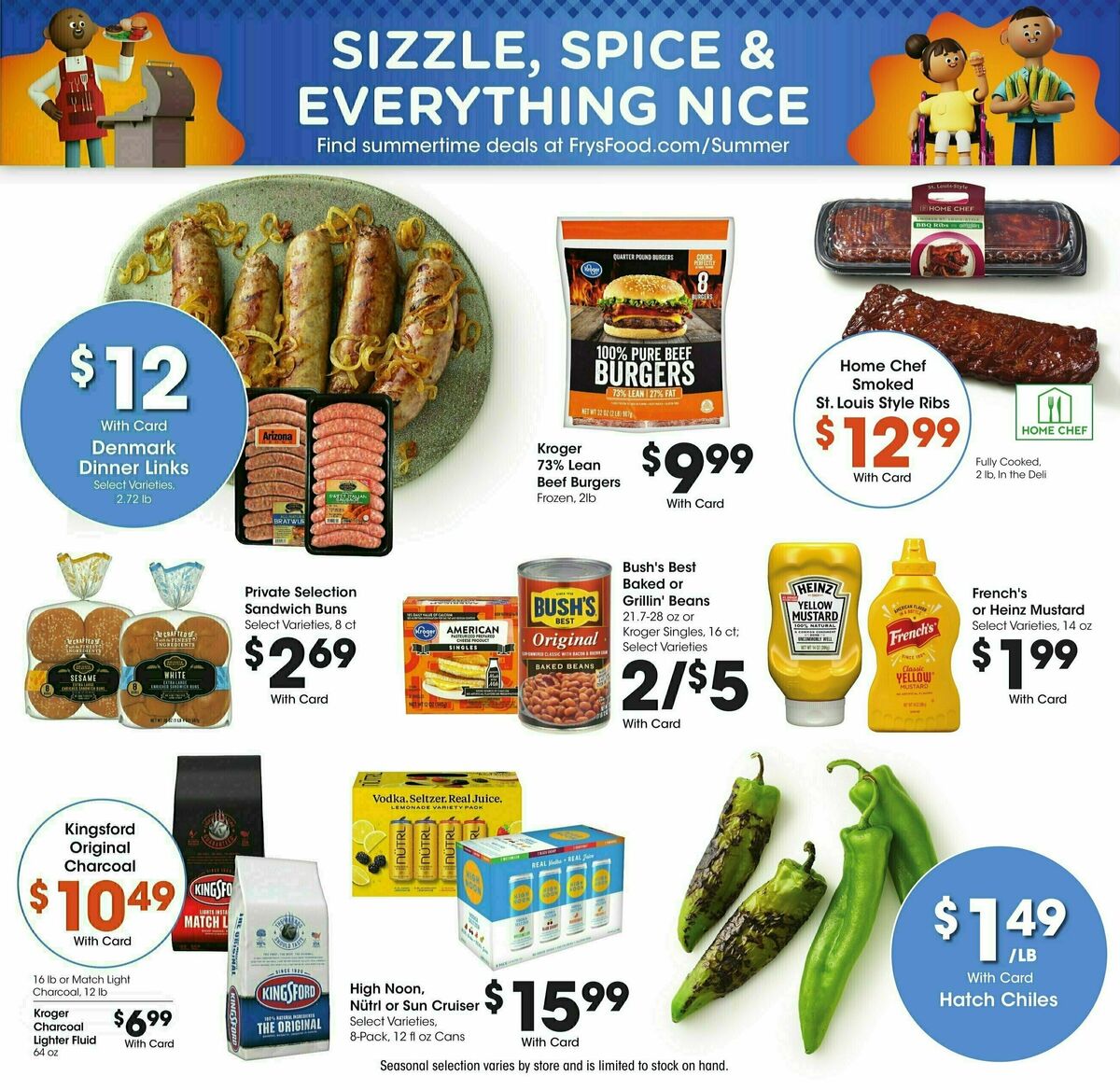 Fry's Food Weekly Ad from August 20