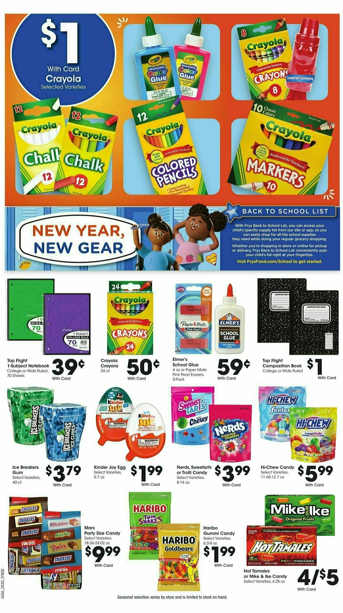 Fry's Food Weekly Ad from August 27