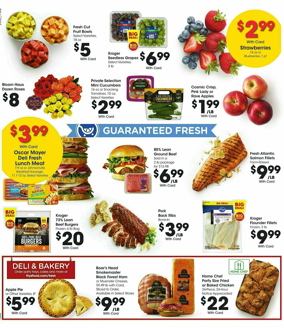 Fry's Food Weekly Ad from August 27
