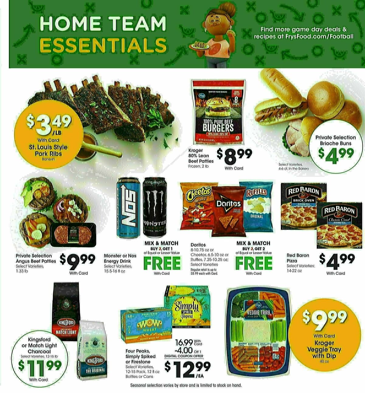 Fry's Food Weekly Ad from September 10