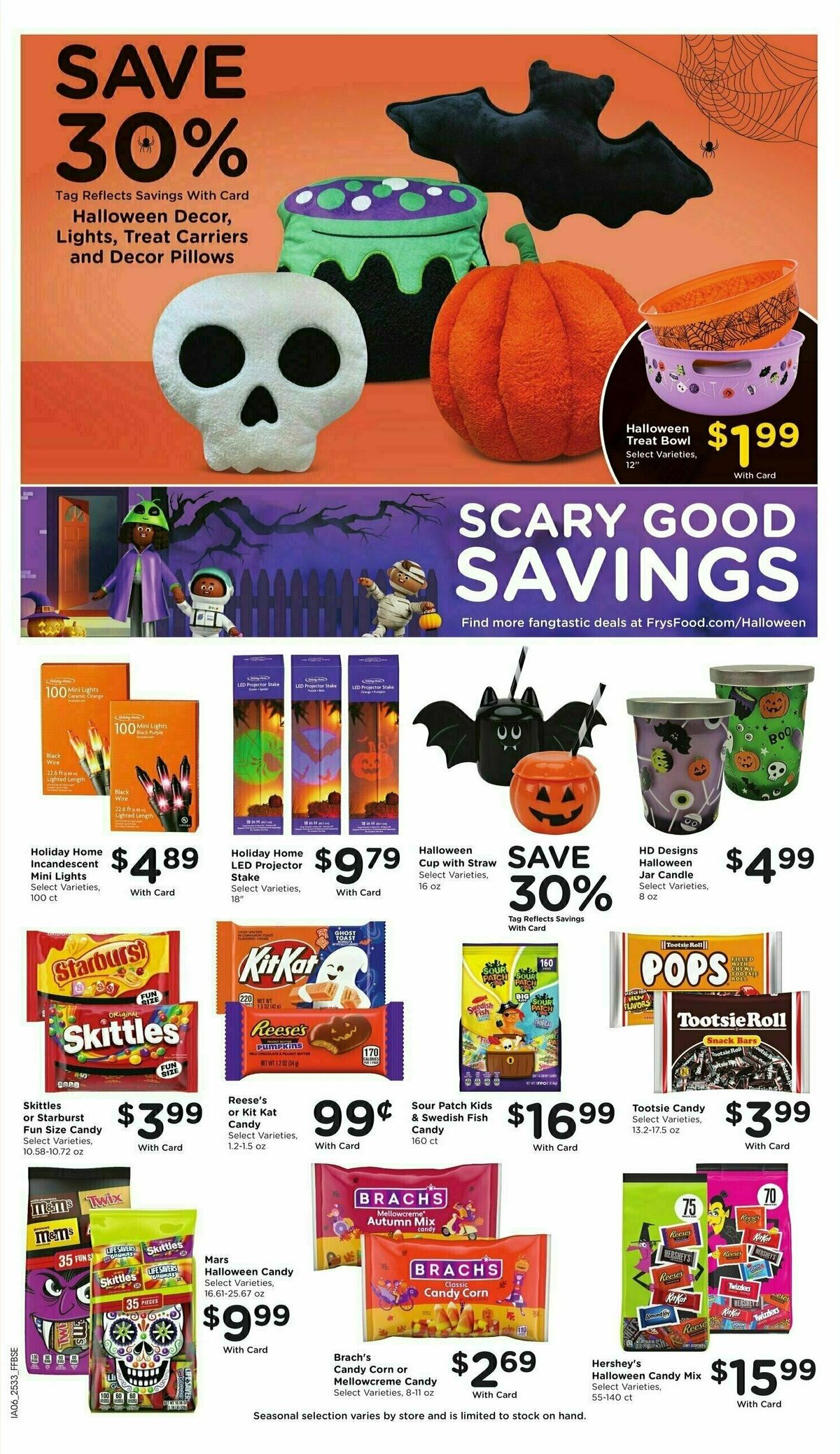 Fry's Food Weekly Ad from September 17