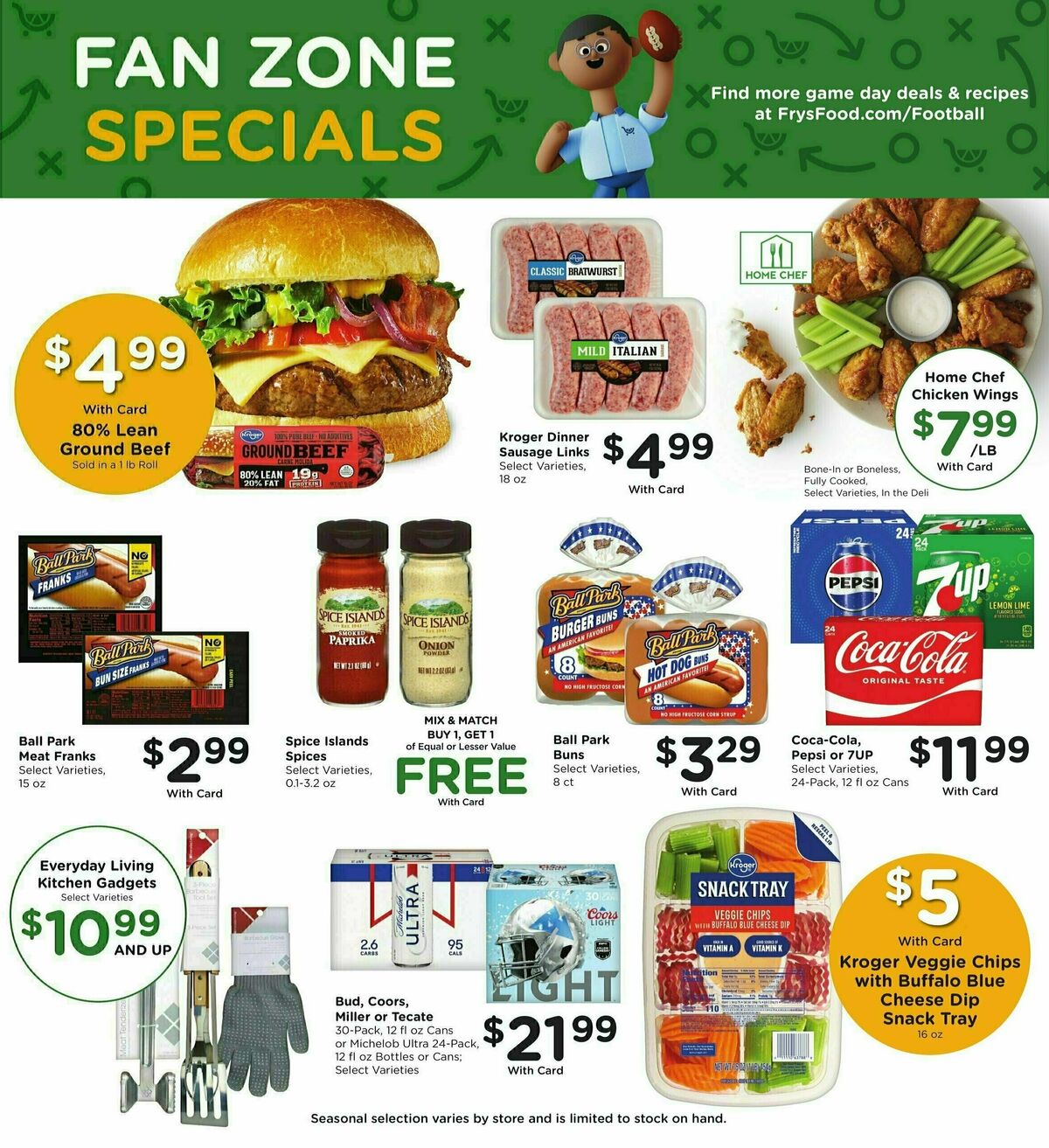 Fry's Food Weekly Ad from September 17