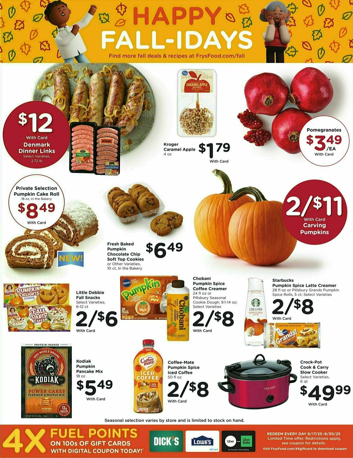 Fry's Food Weekly Ad from September 17