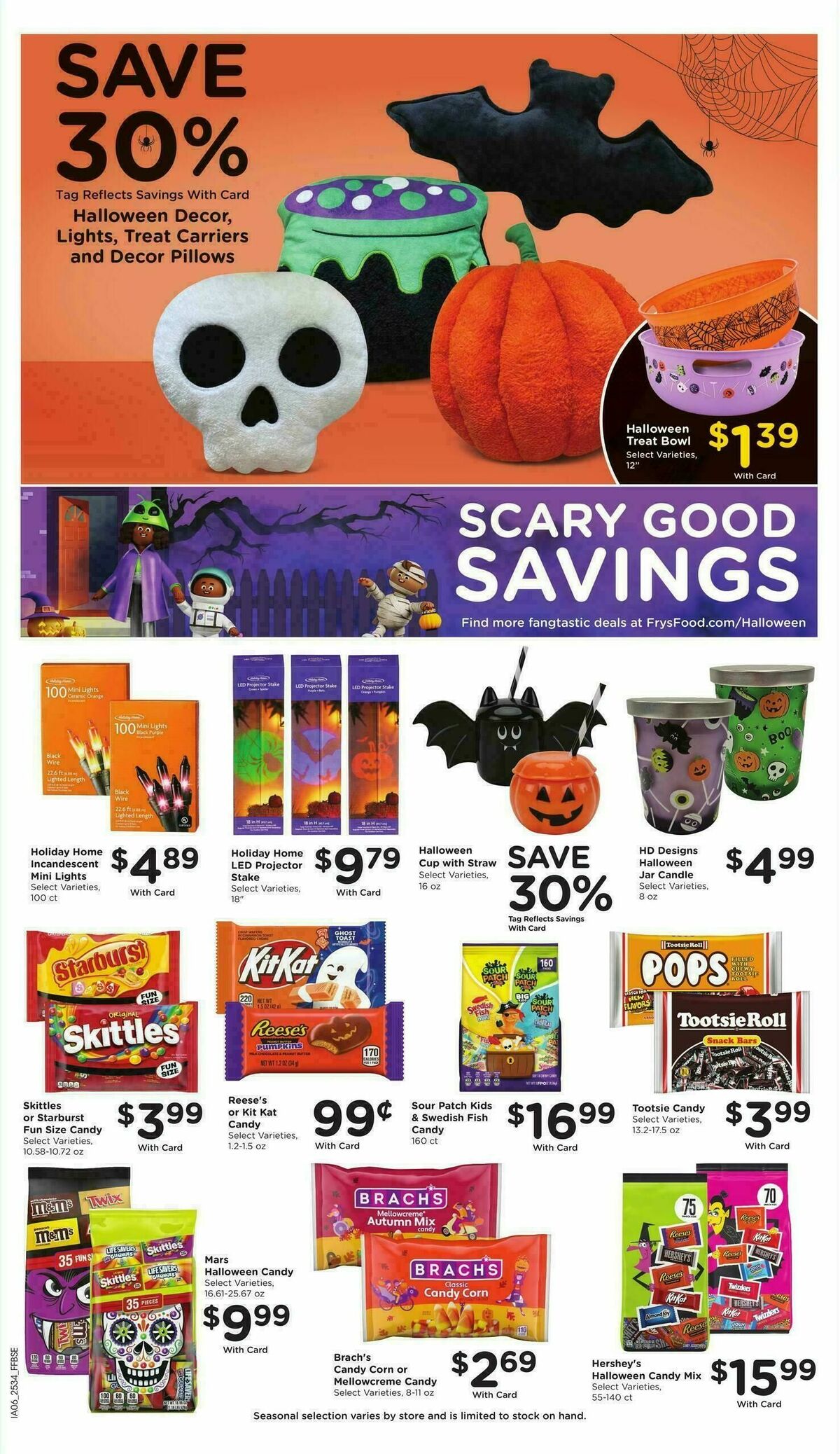 Fry's Food Weekly Ad from September 24