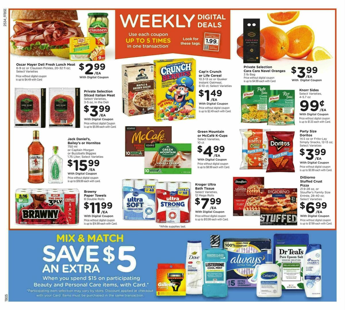 Fry's Food Weekly Ad from September 24
