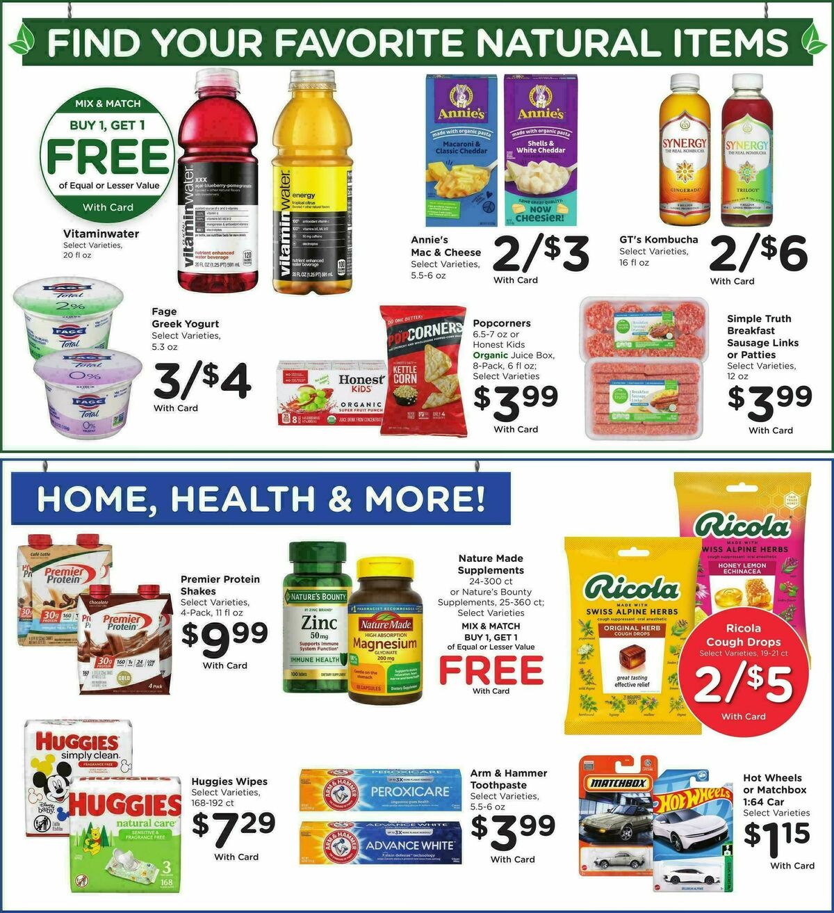 Fry's Food Weekly Ad from September 24
