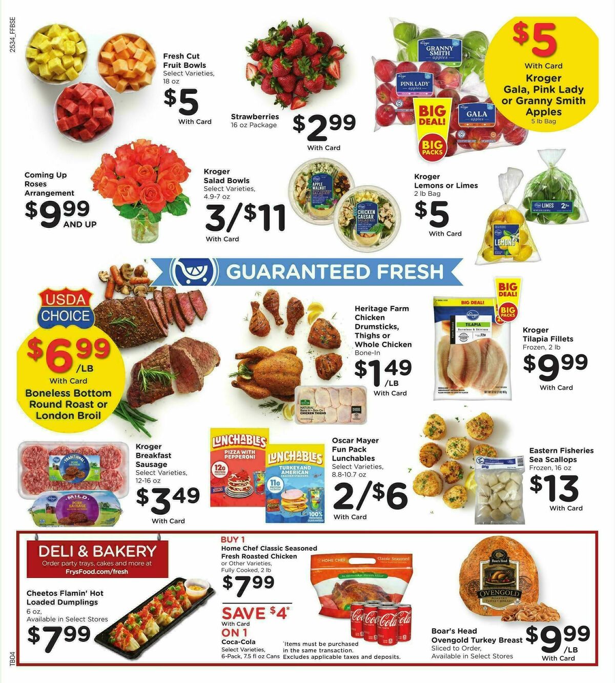 Fry's Food Weekly Ad from September 24