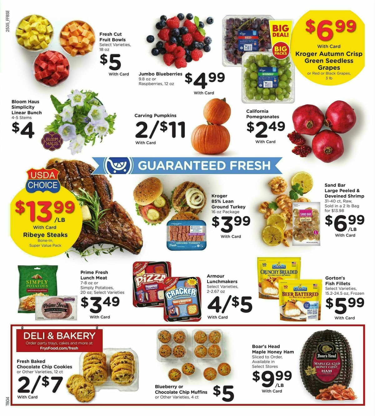 Fry's Food Weekly Ad from October 1