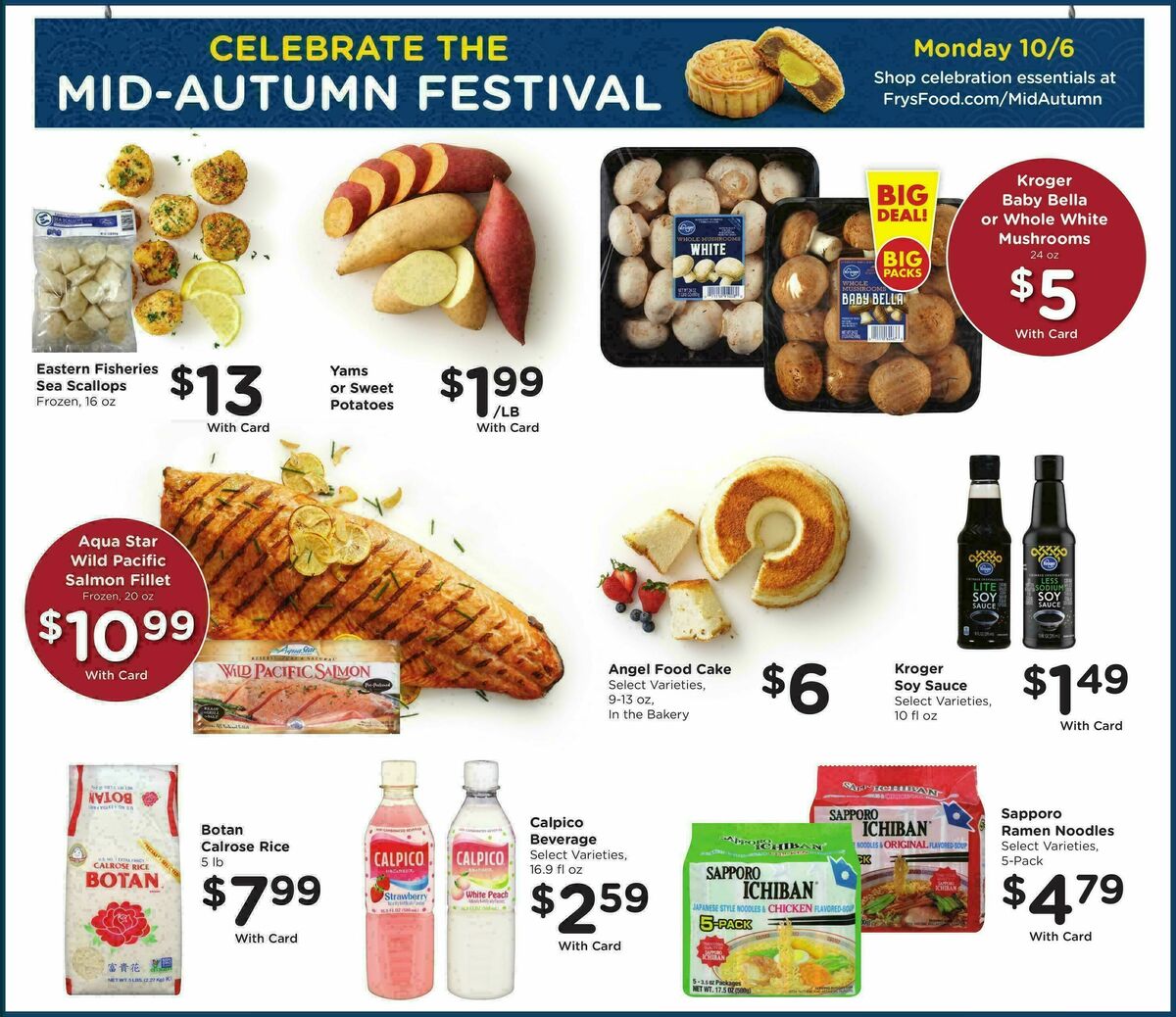 Fry's Food Weekly Ad from October 1