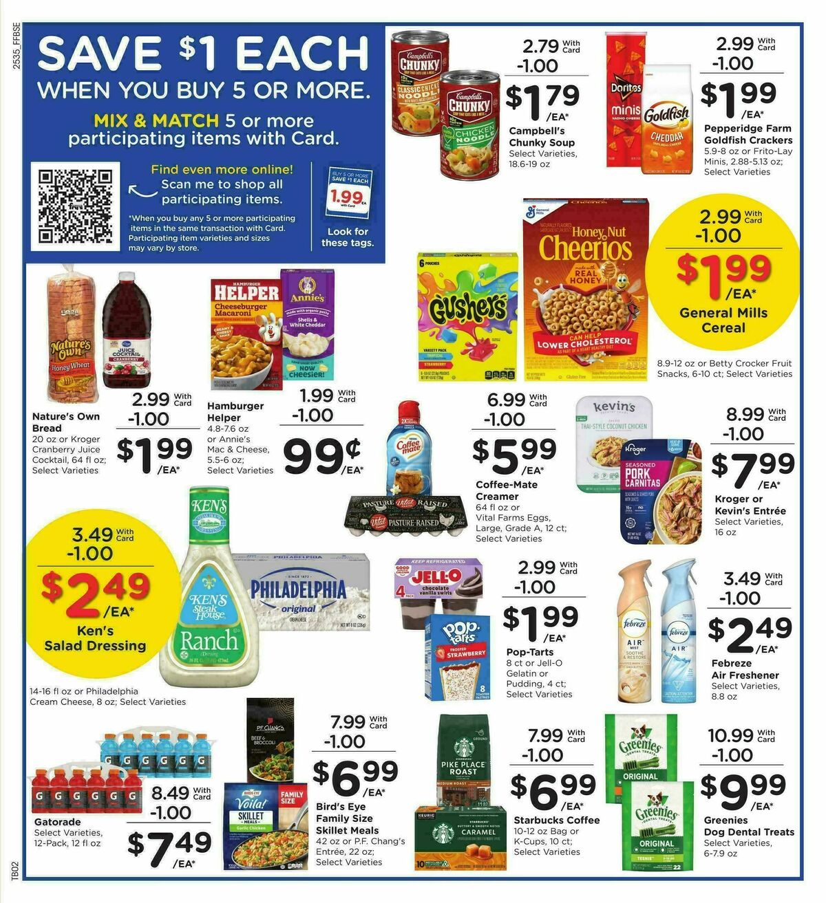 Fry's Food Weekly Ad from October 1