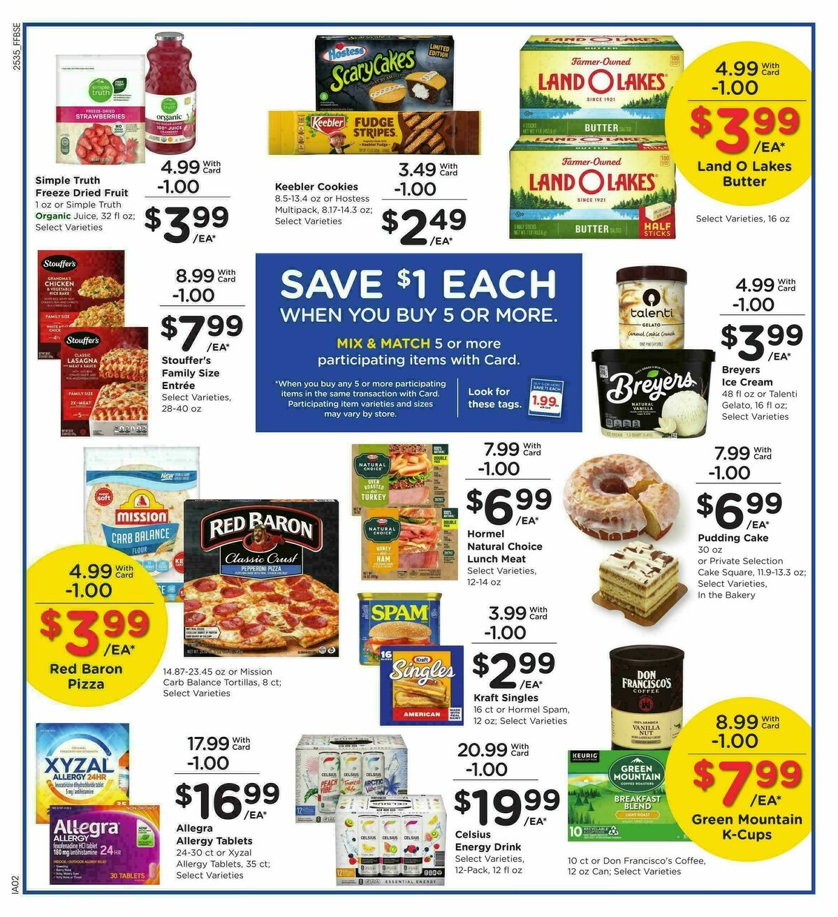 Fry's Food Weekly Ad from October 1