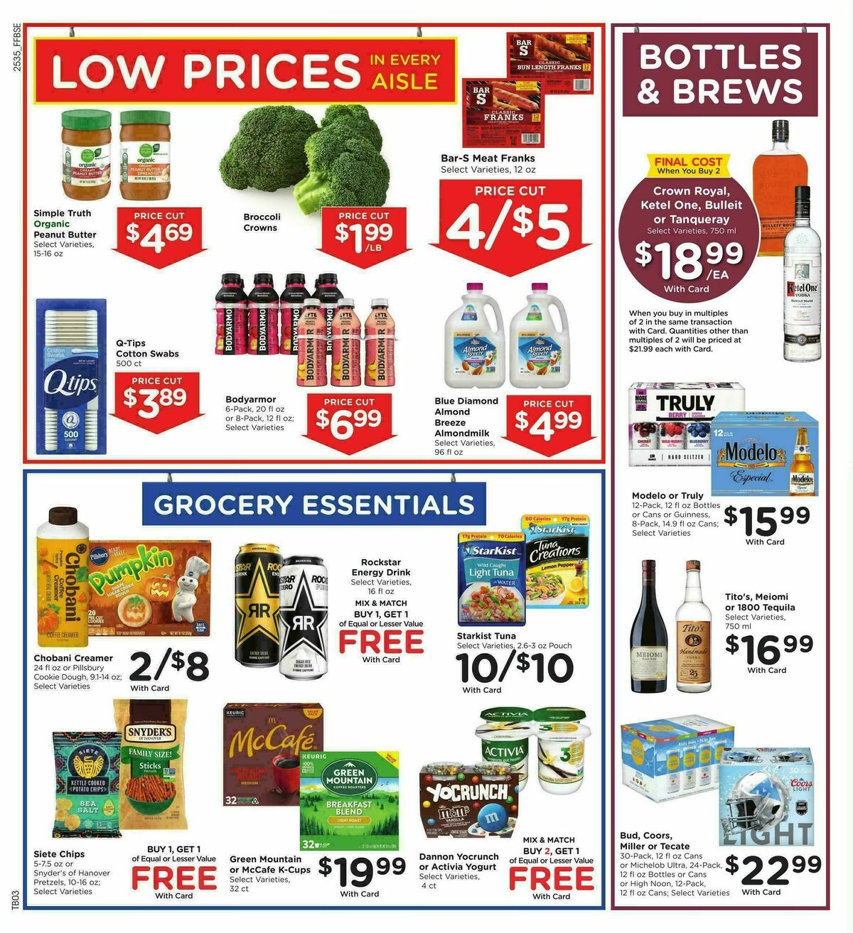 Fry's Food Weekly Ad from October 1