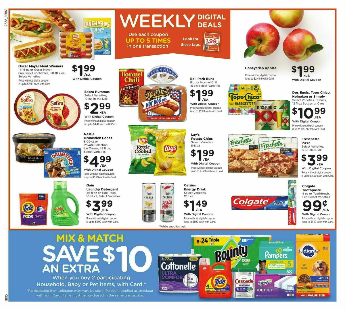 Fry's Food Weekly Ad from October 8