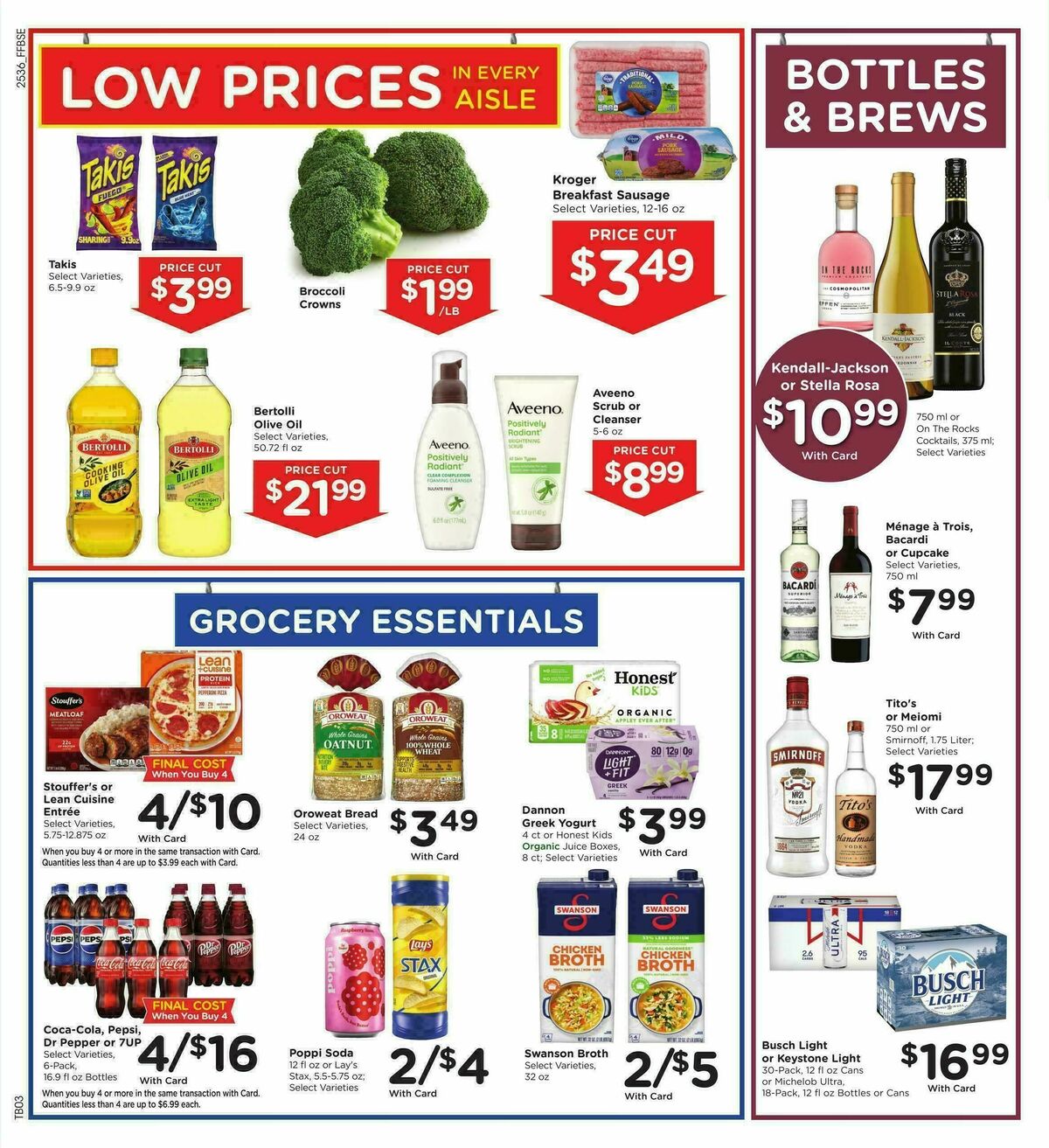 Fry's Food Weekly Ad from October 8