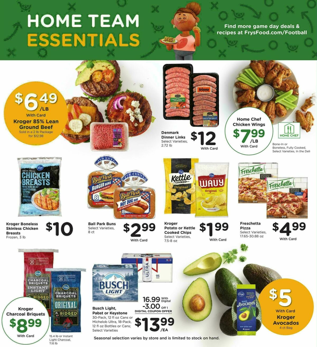 Fry's Food Weekly Ad from October 15