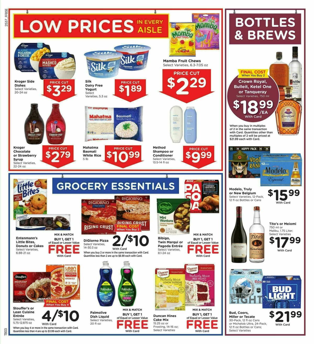 Fry's Food Weekly Ad from October 15