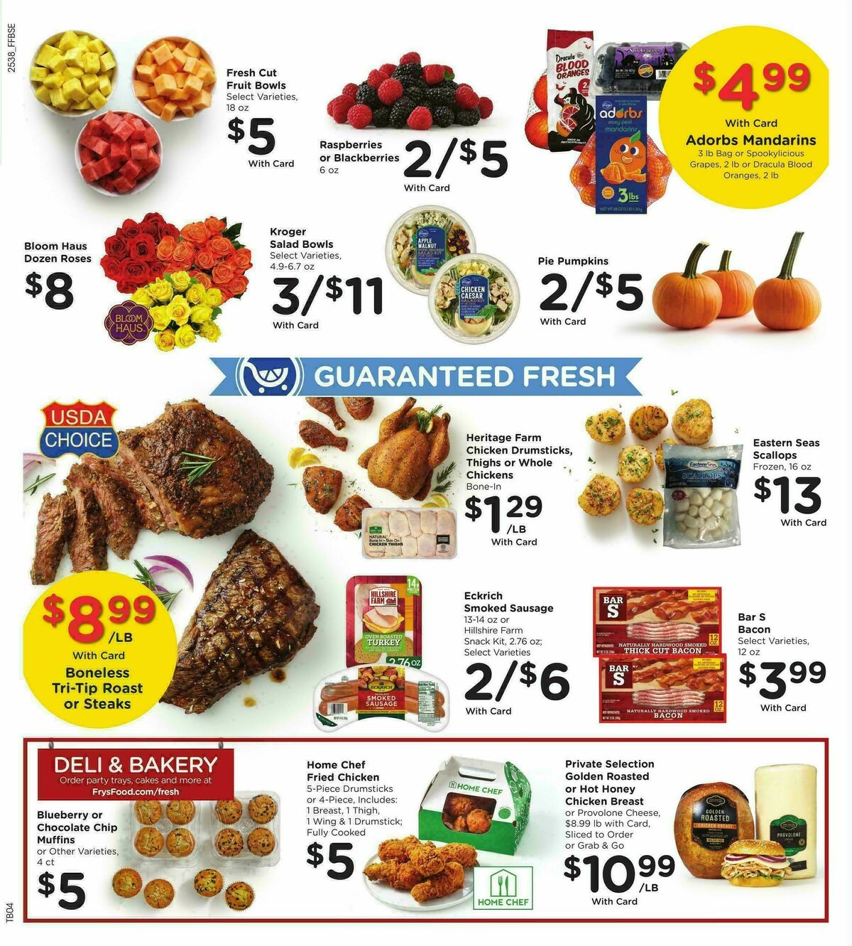 Fry's Food Weekly Ad from October 22
