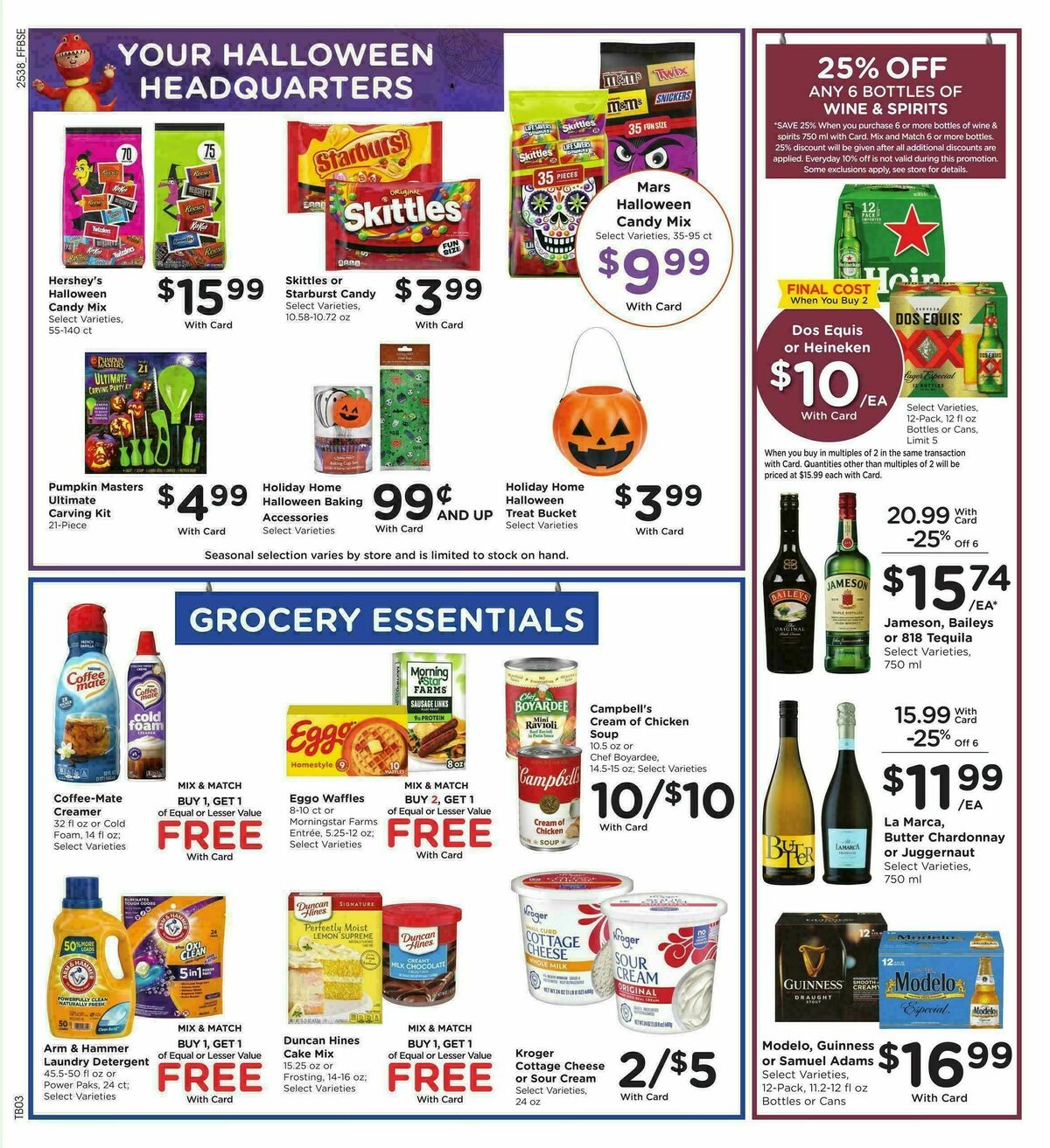 Fry's Food Weekly Ad from October 22