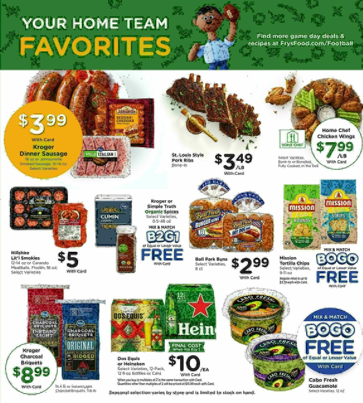 Fry's Food Weekly Ad from October 29
