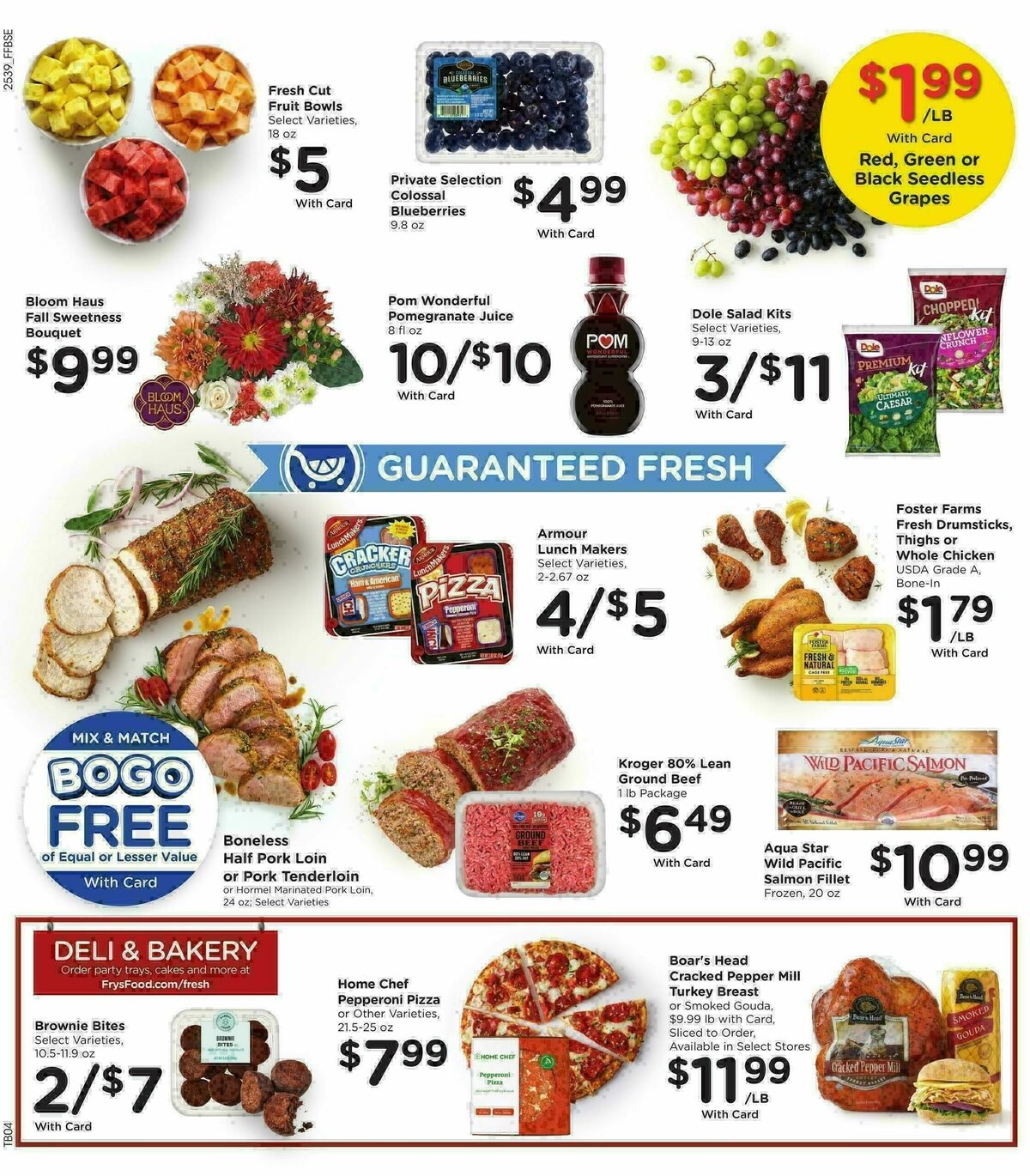 Fry's Food Weekly Ad from October 29