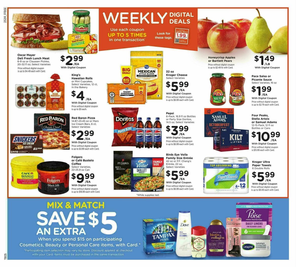 Fry's Food Weekly Ad from October 29