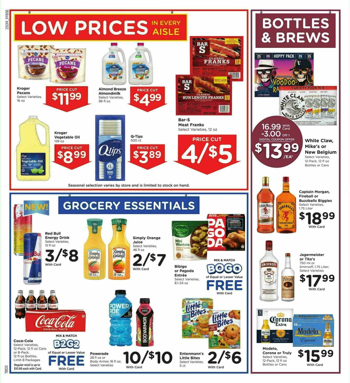Fry's Food Weekly Ad from October 29