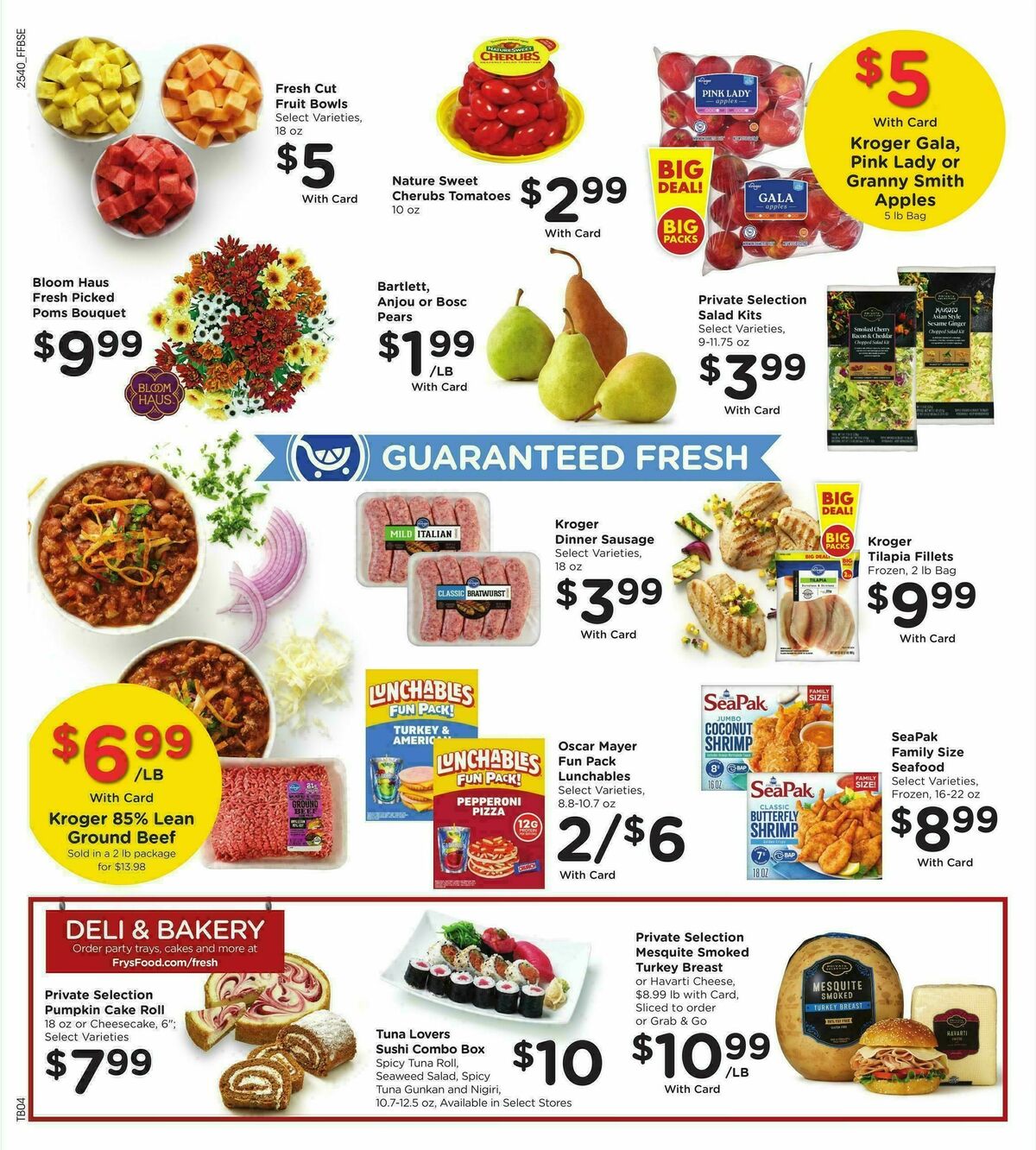 Fry's Food Weekly Ad from November 5