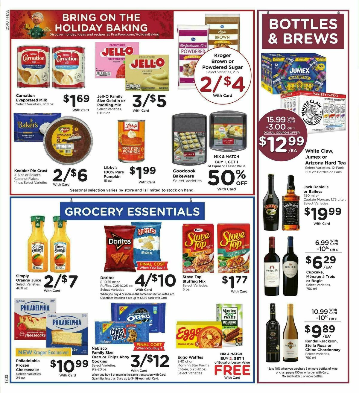 Fry's Food Weekly Ad from November 5