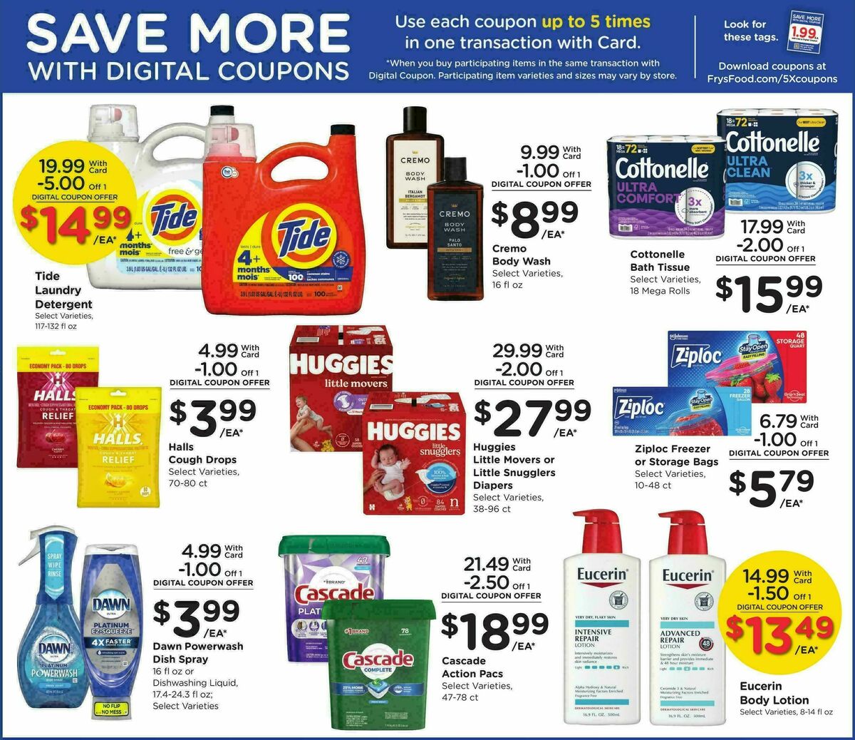 Fry's Food Weekly Ad from November 12
