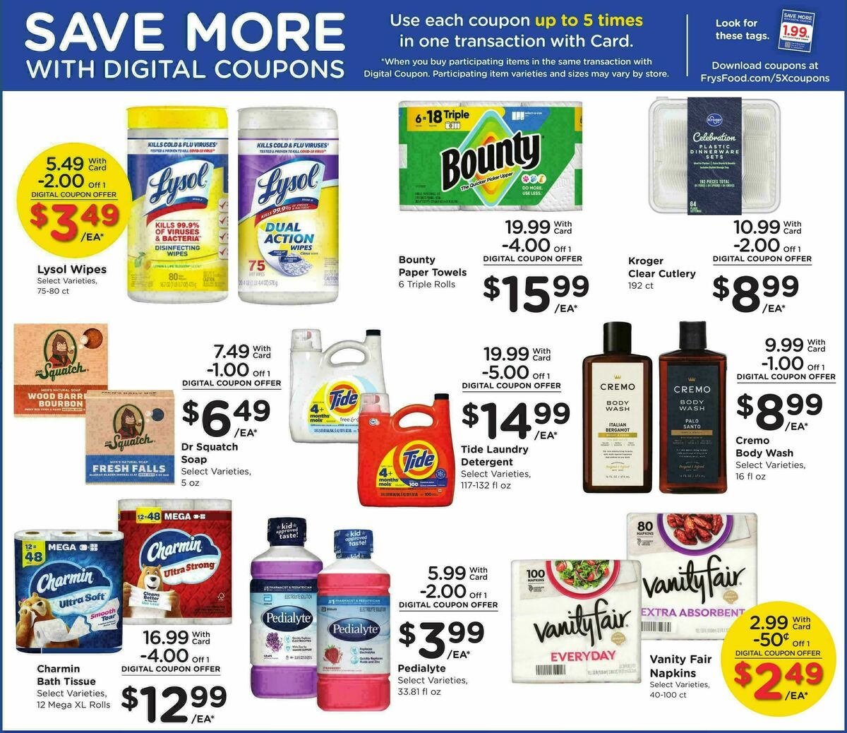 Fry's Food Weekly Ad from November 19