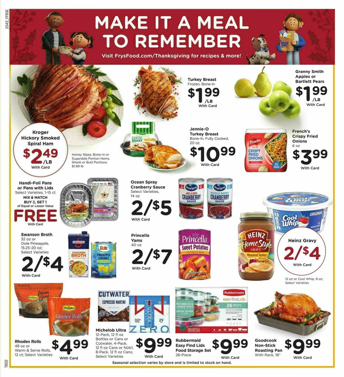 Fry's Food Weekly Ad from November 19