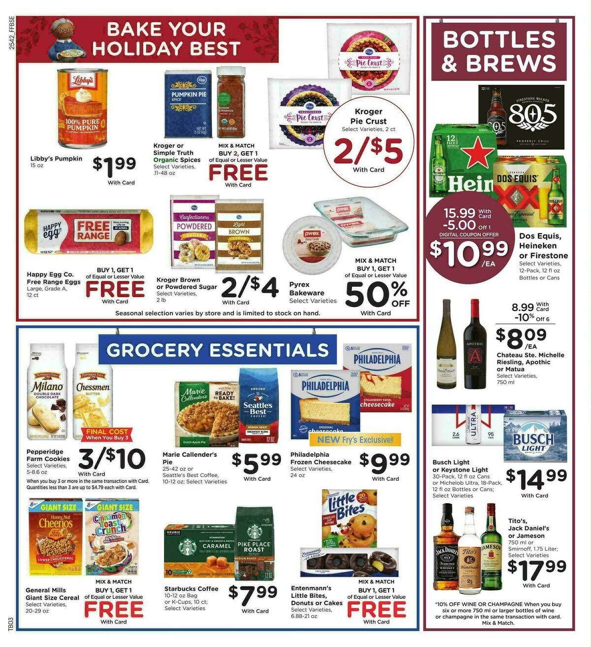 Fry's Food Weekly Ad from November 19